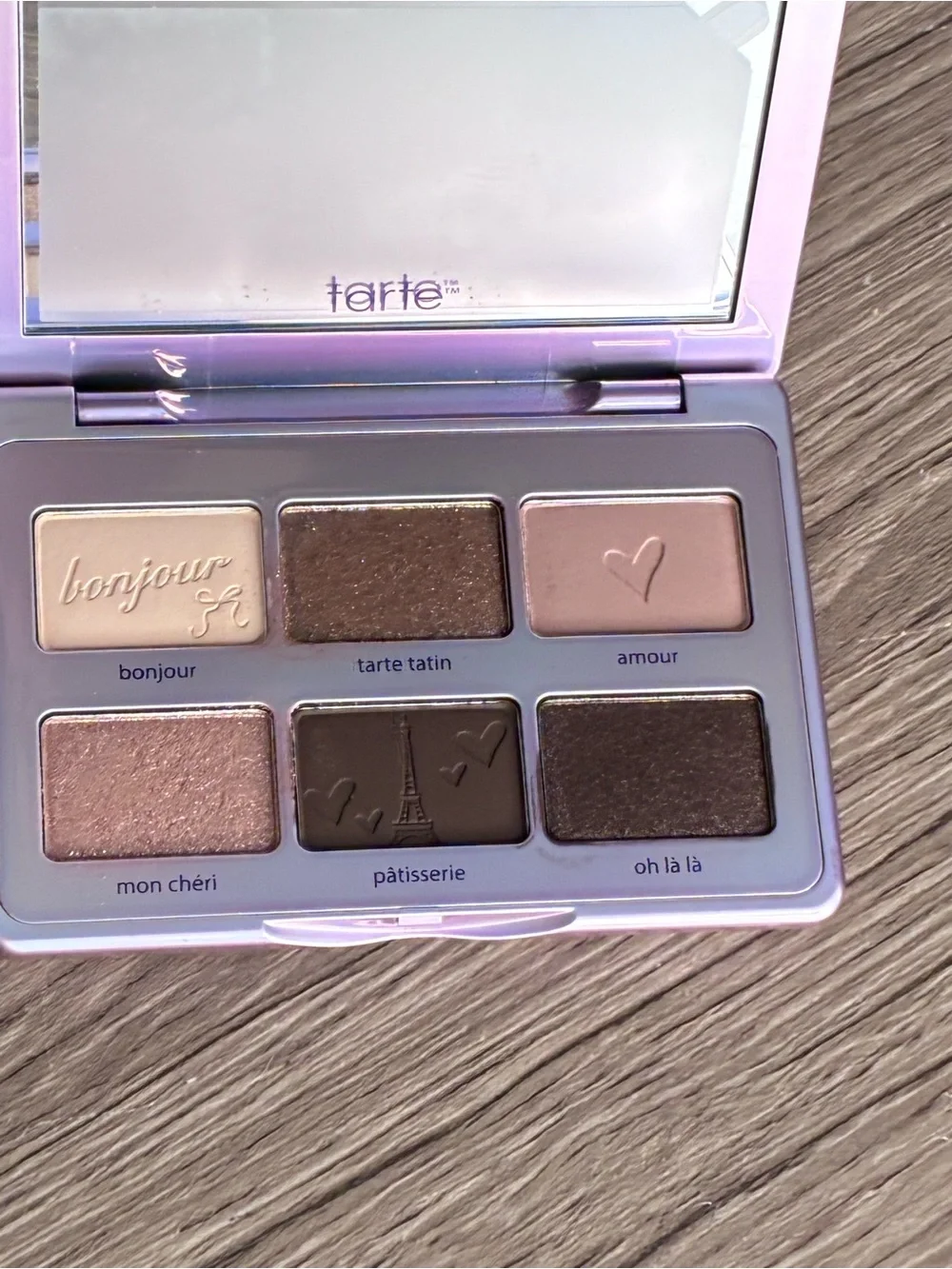 🐼 3/$25 EUC tarte Hot Cocoa Amazonian Clay Travel Palette in Pink Lilac Compact